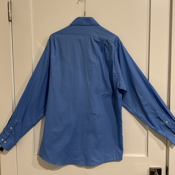 VanHeusen Men’s Blue Button Down Dress Shirt - Picture 4 of 6